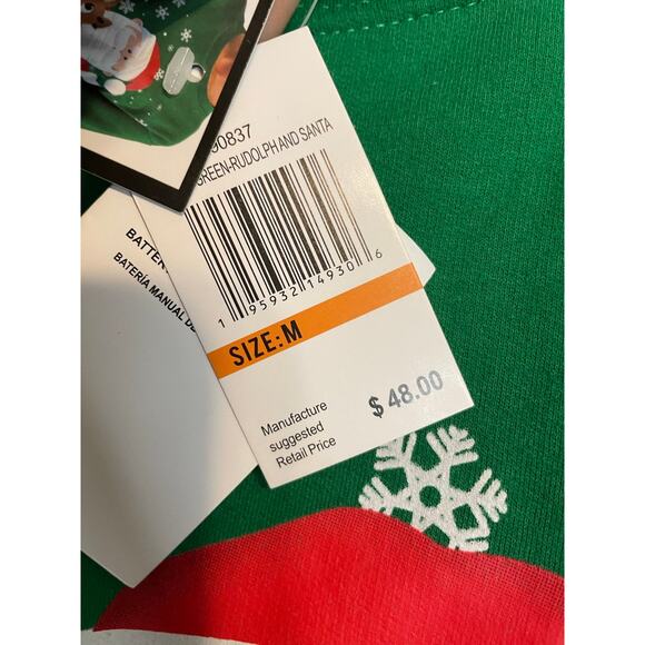 Rudolph Light up Christmas sweater 0642 - Picture 4 of 8